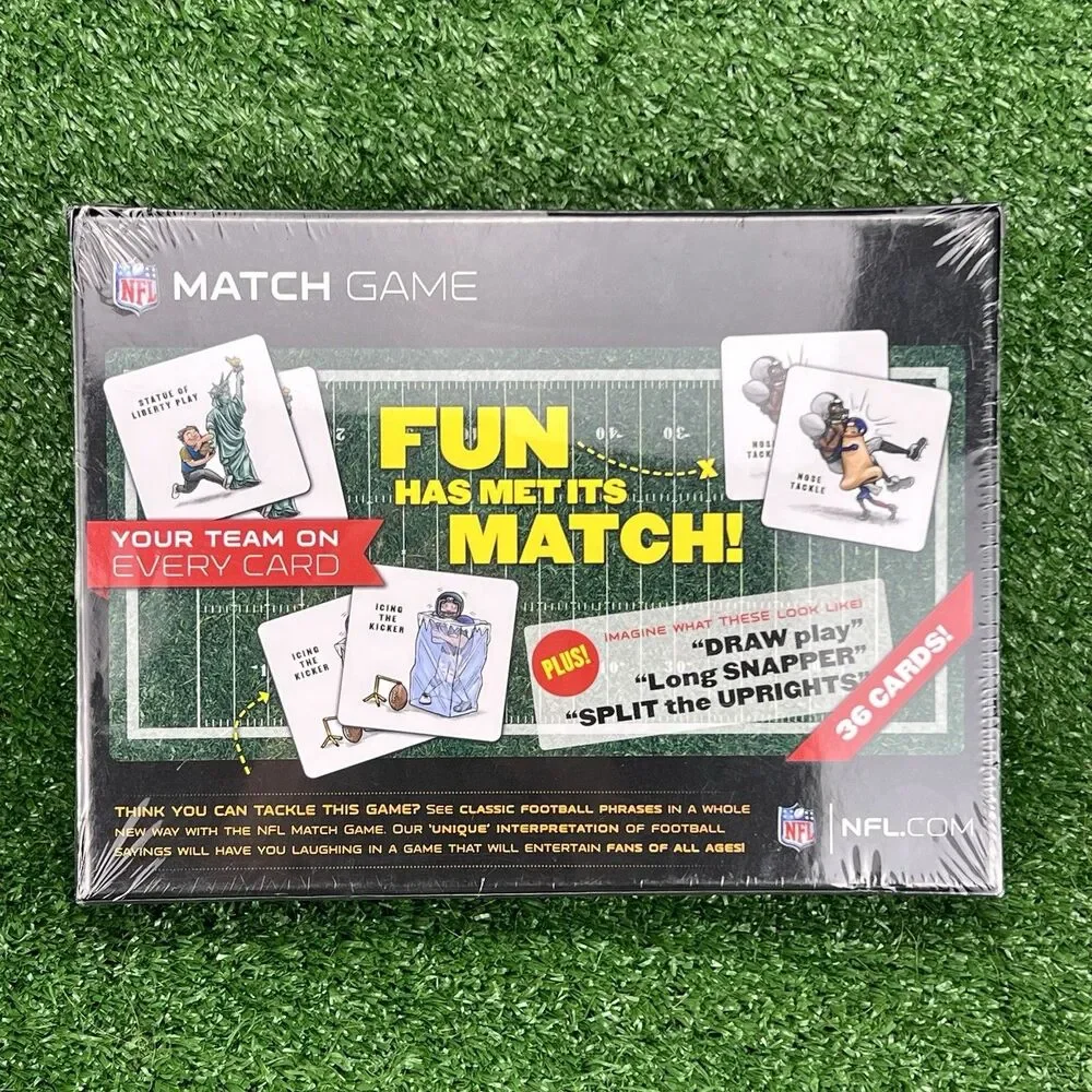 NFL Match Game‎ Seattle Seahawks Memory Toys Kids Birthday Football Party Gifts